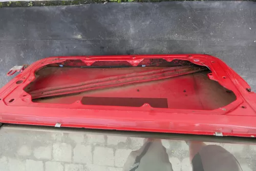 VW Golf 4 Tür vorne links Fahrertür 2/3-Türer rot LP3G (123496)