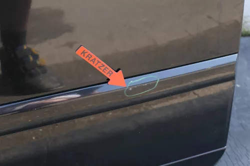 Audi A4 B6 8E Türblatt Tür hinten rechts schwarz LZ9Y phantomschwarz Kombi+Limo (123498)