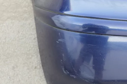 VW Polo 6N2 Stoßstange hinten Heckstoßstange Stoßfänger blau LB5N indigoblau (123557)