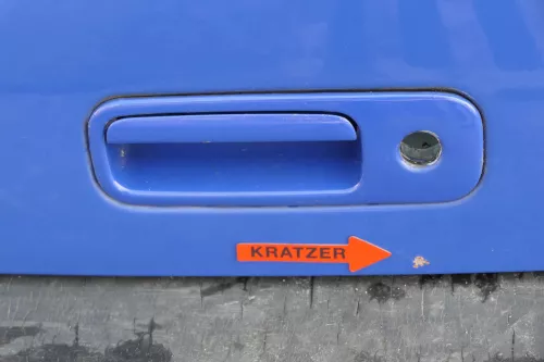 VW Polo 6N2 Heckklappe Klappe hinten Kofferraumklappe blau LA5C - Scheibe (123587)