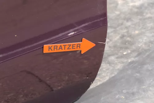 VW Polo 9N 9N3 Tür vorne links Fahrertür braun lila LC3W 2/3-Türer (123637)