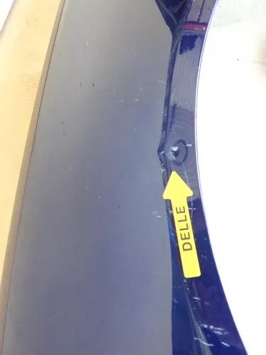 Audi A3 8L Kotflügel vorne links blau LZ5K  (123711)