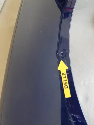 Audi A3 8L Kotflügel vorne links blau LZ5K  (123711)