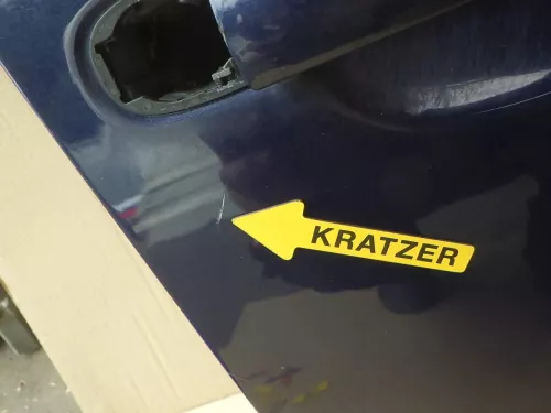 VW Passat 3B 3BG Kombi Limo Tür vorne rechts Beifahrertür blau LD5Q ohneAnbaute (123760)