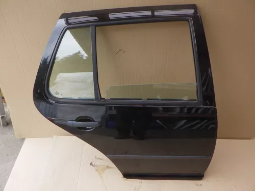 VW Golf 4 Limousine Tür hinten rechts schwarz L041 uni (KEINkombi) (123764)