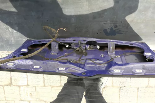 VW Polo 6N Heckklappe Klappe Kofferraumklappe mit Scheibe blau LD5D Klappe chaga (123810)