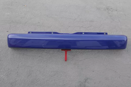 VW Polo 6N Stoßstange hinten Oberteil der 2-geteilte Heckstoßstange blau LD5D c (123867)