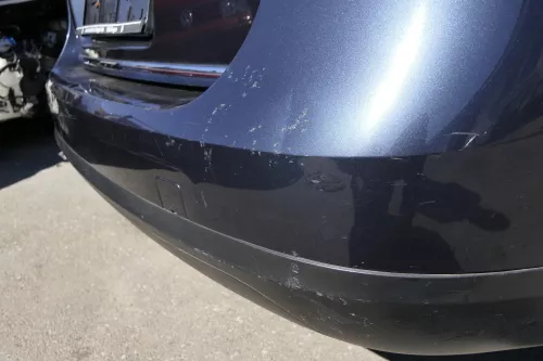 VW Passat 3C Kombi Stoßstange hinten Heckstoßstange Stoßfänger grau blau LC5F (125011)