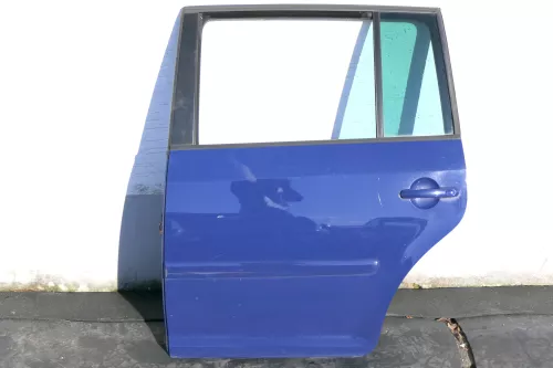 VW Touran 1T3 1T Tür hinten links Fahrerseite blau LL5M blue (125155)