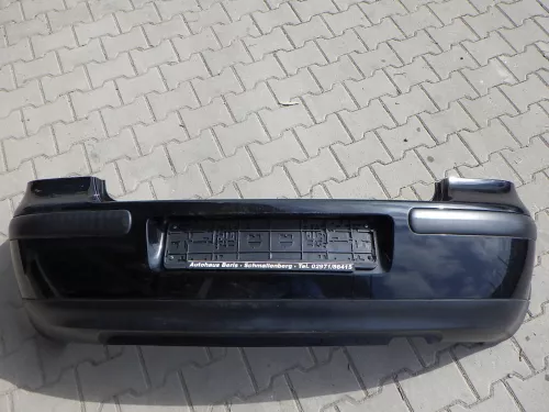 VW Golf 4 Limousine Stoßstange hinten Heckstoßstange Stoßfänger schwarz L041 uni (125938)