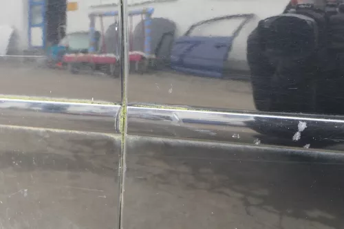 Audi A6 4B C5 Tür Türblatt vorne rechts Beifahrertür schwarz LY9B brilliantschwa (126062)