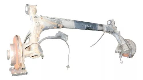 VW Polo 6N2 Achse hinten Hinterachse Achsträger mit ABS Scheibenbremse Scheibe (126604)