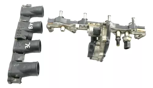VW Golf 5 Touran Eos Ansaugbrücke Ansaugkrümmer 2,0 FSI AXW BLX 06D133209T (126684)