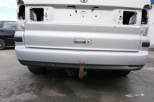 VW Sharan 7M Stoßstange hinten Heckstoßstange silber ab Bj. 2000  (127943)