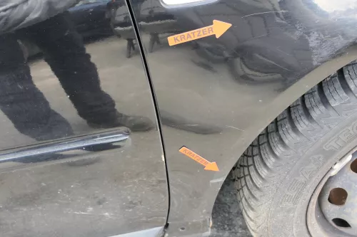 Audi A3 8L Kotflügel vorne rechts schwarz LY9B (ab ca. MItte 1999) Facelfit (128005)