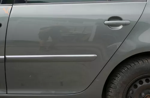 VW Golf 5 V 1K Tür nur das Türblatt hinten links 4/5-Türer grau grün LA6Q (128283)