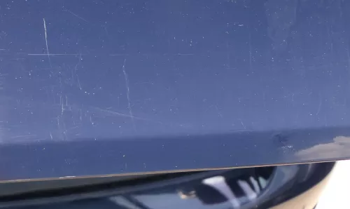 VW Golf 5 V Heckklappe hinten Kofferraumklappe mit Scheibe blau LA5G perlblau (128326)