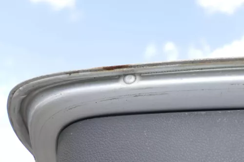 VW Golf 5 V Heckklappe hinten Kofferraumklappe mit Scheibe silber grau LA7W re (128517)