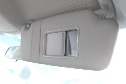 Audi A3 8P Sonnenblende rechts vorne 8P0857552A silber grau (128709)