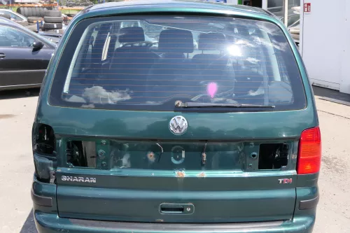 VW Sharan 7M Heckklappe Scheibe  Klappe hinten ab Bj.2000 grün LC6M