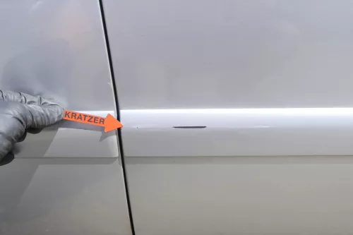 Audi A4 B5 Tür nur Türblatt vorne rechts silber LY7W - Facelift (128856)