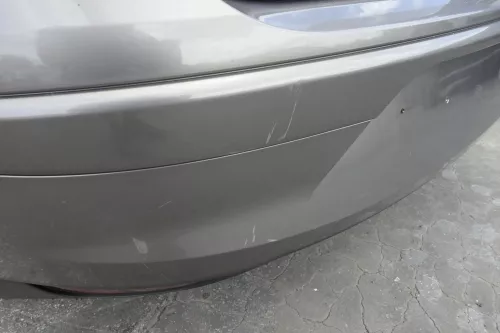 Seat Altea 5P Stoßstange hinten Heckstoßstange Stoßfänger grau LS7U (129591)