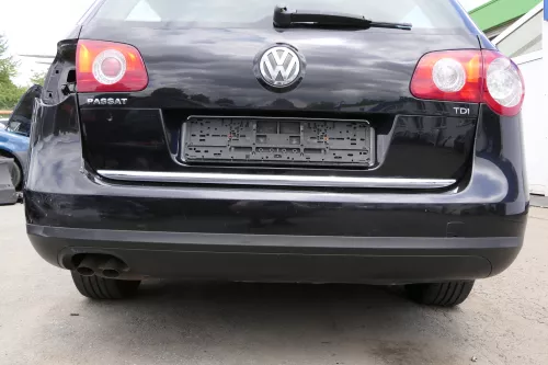 VW Passat 3C Kombi Stoßstange hinten Heckstoßstange Stoßfänger schwarz LC9X deep (129692)