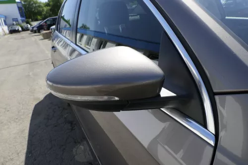 Passat 3C B7 elektrischer Spiegel Außenspiegel rechts Glas braun LA8X kaschmir (129897)