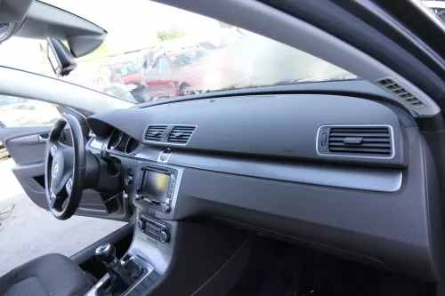 Passat 3C B7 CC Mittelkonsole Verkleidung Radio Klappe Abdeckung Dekor iridium (129947)