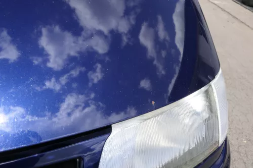 VW Sharan 7M Alhambra Motorhaube Klappe Haube vorne blau LB5N bis ca.Ende1999  (129977)