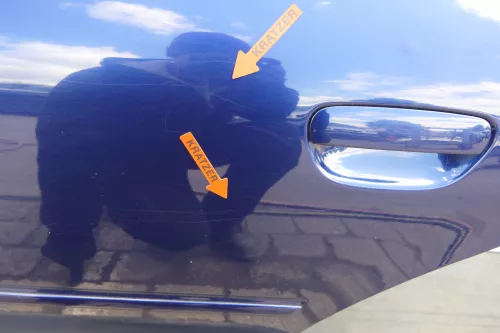 Audi A3 8L Tür Türblatt hinten links 4/5-Türer blau LZ5K (130018)