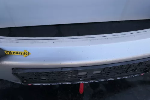 Audi A6 4B Frontstoßstange Stoßstange vorne Stoßfänger silber LY7W Facelift SWR (130044)