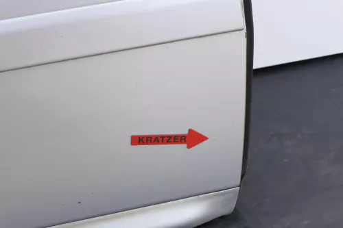 Audi A6 4B C5 Tür Türblatt vorne rechts Beifahrertür silber LY7W (130053)