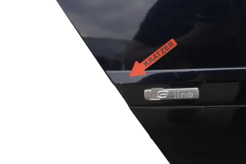 Audi A6 4B C5 Tür Türblatt hinten rechts blau lila LZ5L (130071)