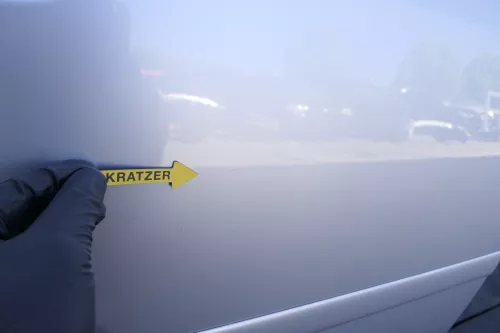 Audi A2 8Z Tür hinten rechts silber LY7W -mit Rahmen, Scheibe  (130149)