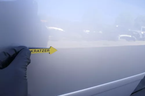 Audi A2 8Z Tür hinten rechts silber LY7W -mit Rahmen, Scheibe (130149)