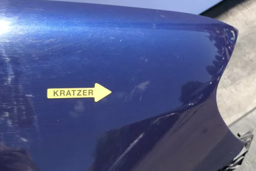 VW Touran 1T Kotflügel vorne rechts blau LB5N indig 1T0821022A ca.Bj. 2003-2006  (130156)