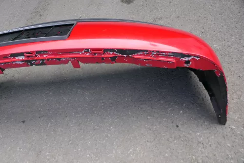 VW Lupo Stoßstange vorne Frontstoßstange Stoßfänger rot LY3D (130802)