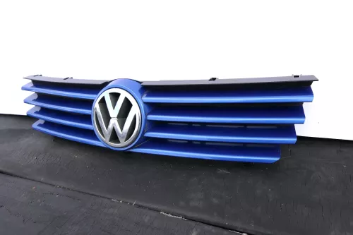 VW Polo 6N2 VW Zeichen Kühlergrill Grill blau LA5M (140053)