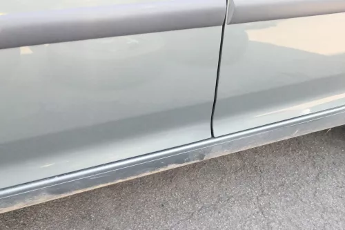 VW Golf 5 V 1K Tür vorn links Fahrertür 4/5-Türer grau grün LA6Q NUR TÜRBLATT (140297)