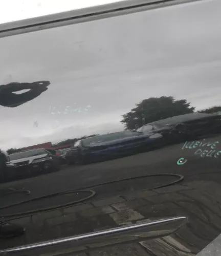 VW Golf 5 V 1K Tür nur das Türblatt hinten links 4/5-Türer schwarz LC9Z me (140323)