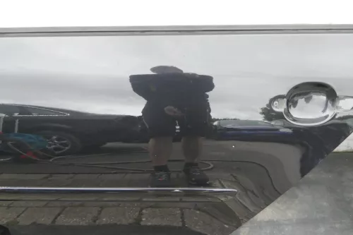 VW Golf 5 V 1K Tür nur das Türblatt hinten links 4/5-Türer schwarz LC9Z me (140323)