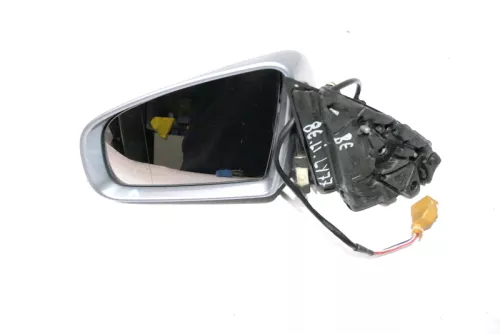 Audi A4 B6 8E B7 Spiegel Außenspiegel links elektrisch verstellbar grau LY7Z (140491)