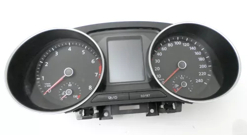 VW Polo 6R 6C Tacho Tachometer Kombiinstrument 45.600km 6C0920740A Benziner TSI (140669)