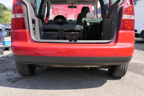 VW Touran 1T Stoßstange hinten Heckstoßstange Stoßfänger rot LY3D Tornado