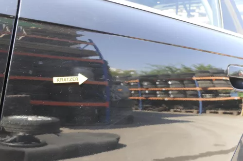 Audi A4 B7 8E Tür hinten links schwarz LY9B Kombi mit Scheibe + Rahmen (140926)