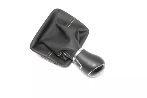 VW Golf 7 Schaltknauf Schaltsack Schaltung Schaltknüppel original 6-Gang Leder (140986)