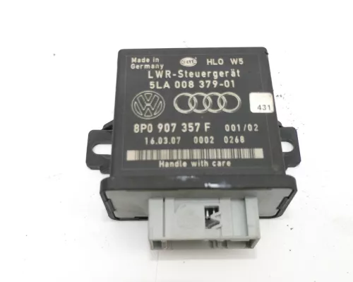 Audi A3 8P automatische Leuchtweitenregulierung LWR Steuergerät 8P0907357F (141454)