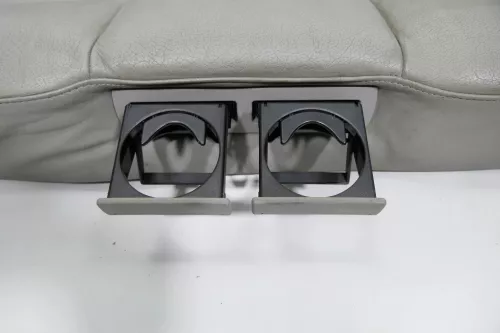 Audi A6 4B Avant Kombi Rückbank Rücksitzbank Sitz Rücksitz Leder grau (141529)