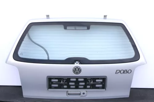 VW Polo 6N Heckklappe Klappe hinten Kofferraumklappe mit Scheibe silber LB7Z (141599)
